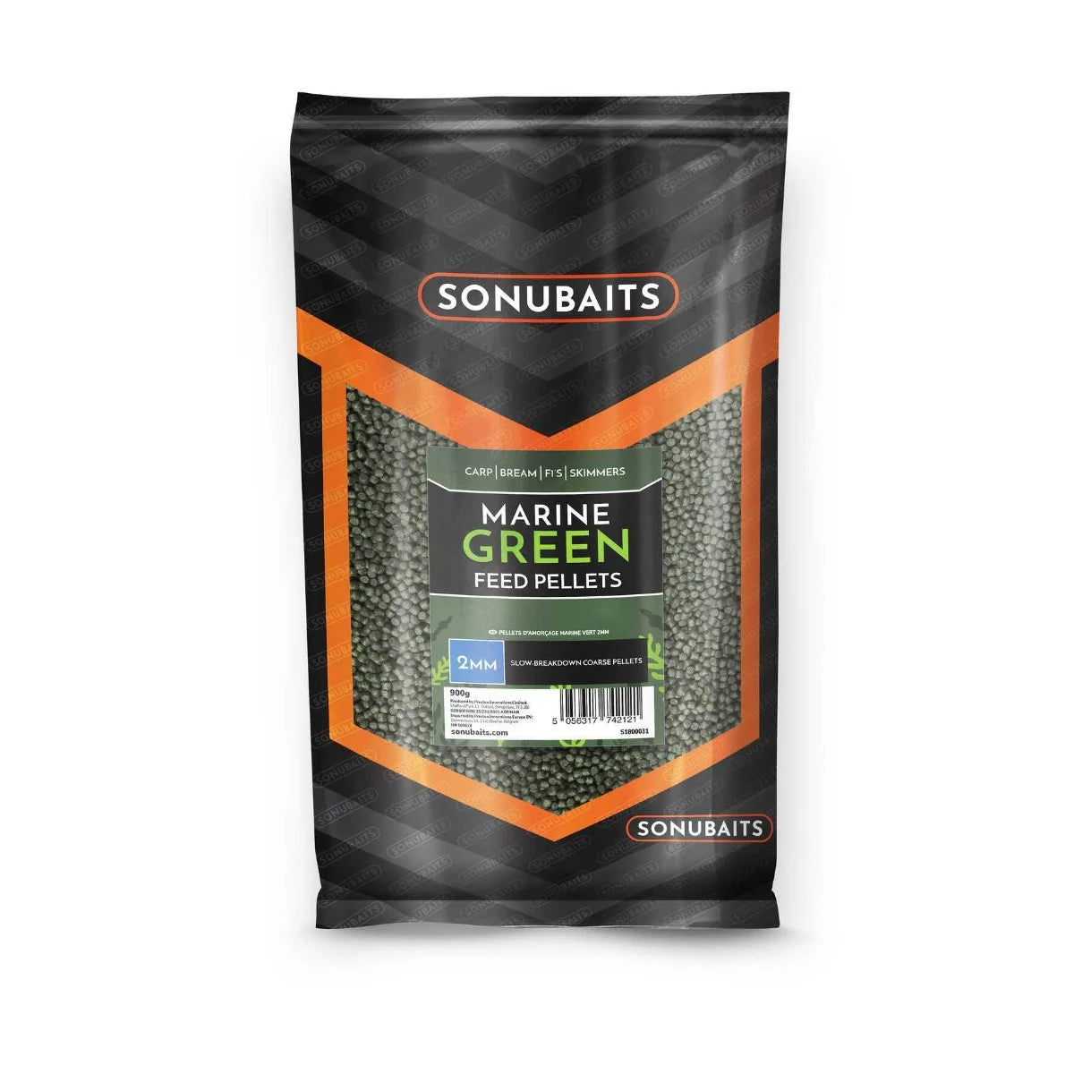SONU SONU Marine Green Feed - 2Mm (900Gr) - Parkfield Angling Centre