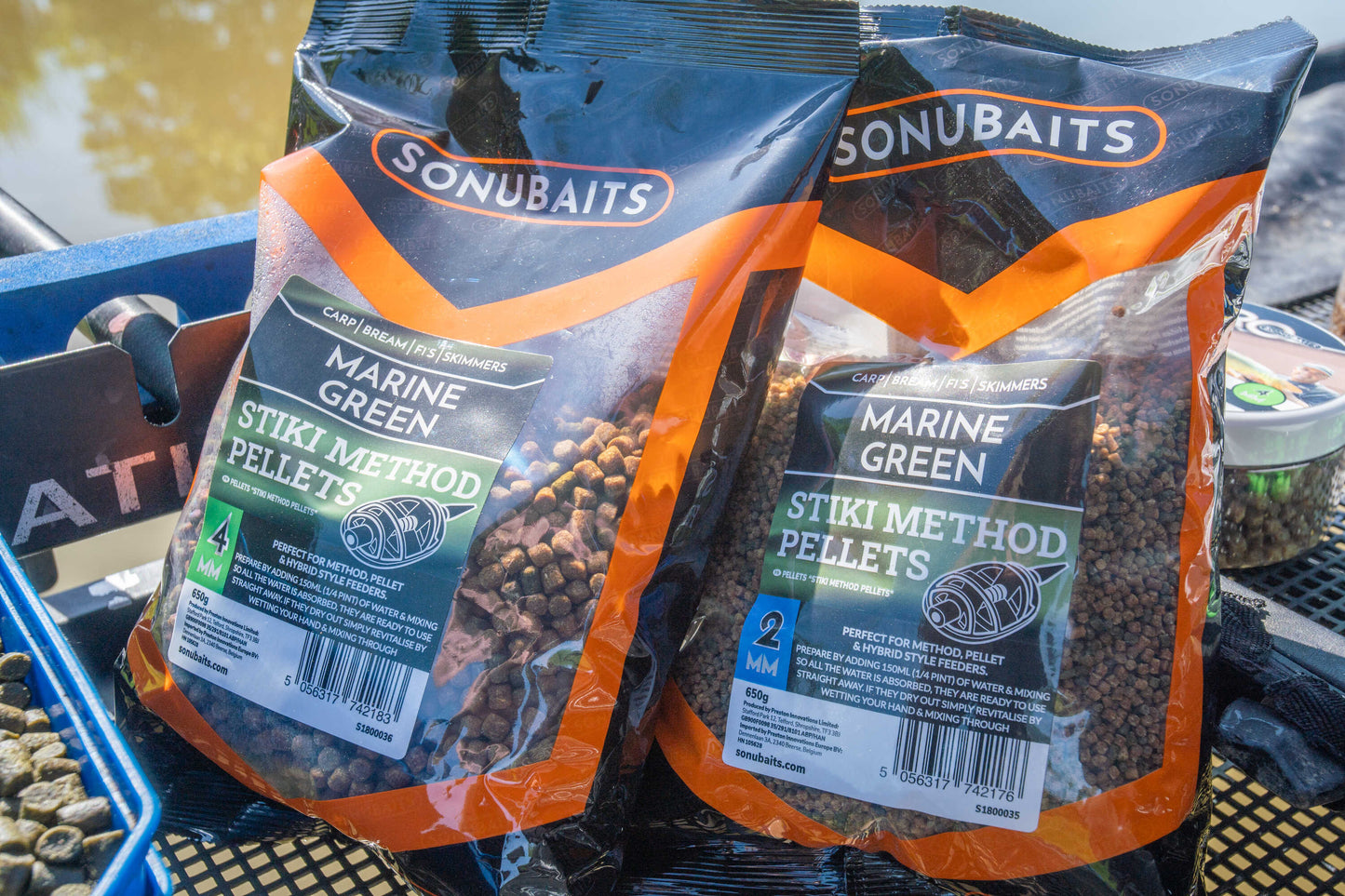 SONU SONU Stiki Marine Green Method Pellets - 2Mm (650Gr) - Parkfield Angling Centre
