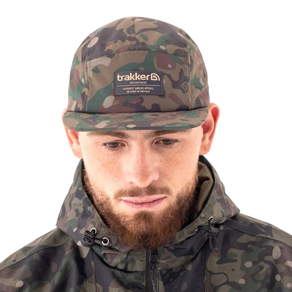 TRAKKER TRAKKER TechPro Camo 5 Panel Cap - Parkfield Angling Centre