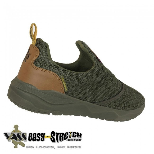 VASS VASS Easy-Stretch' Trainer Khaki - Parkfield Angling Centre