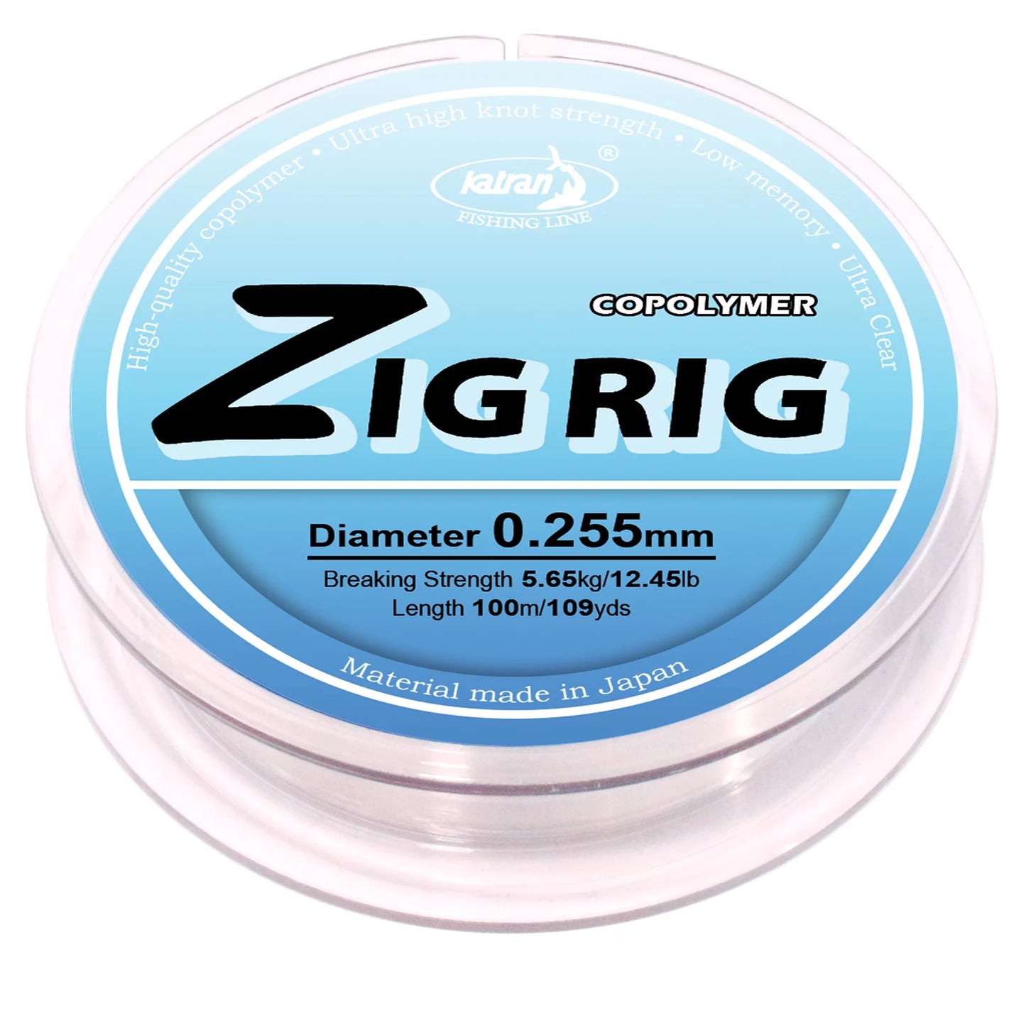 KATRAN KATRAN Fishing Line ZIG RIG 100m - Parkfield Angling Centre