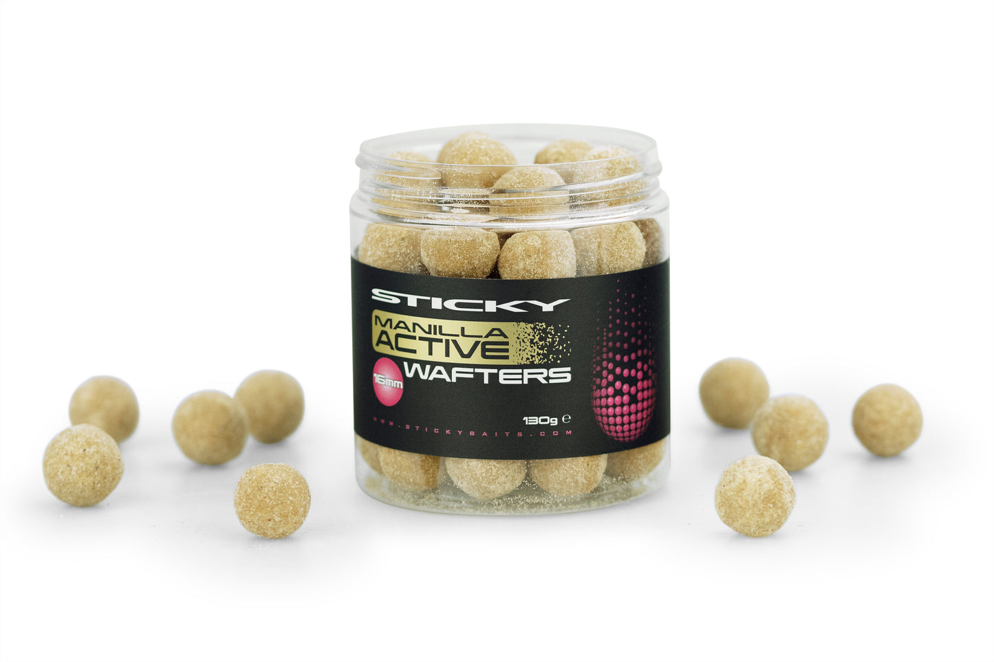 STICKY BAITS STICKY BAITS Manilla Active Wafters 130g Pot - Parkfield Angling Centre