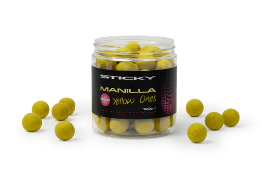 STICKY BAITS STICKY BAITS Manilla Yellow Ones 100g Pot  - Parkfield Angling Centre