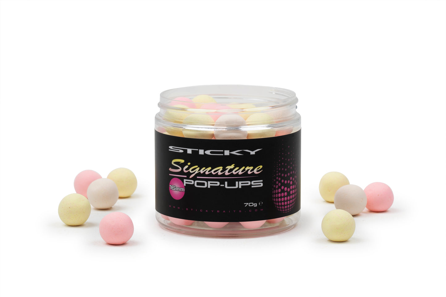 STICKY BAITS STICKY BAITS Signature Pop-Ups Mixed 70g Pot - Parkfield Angling Centre