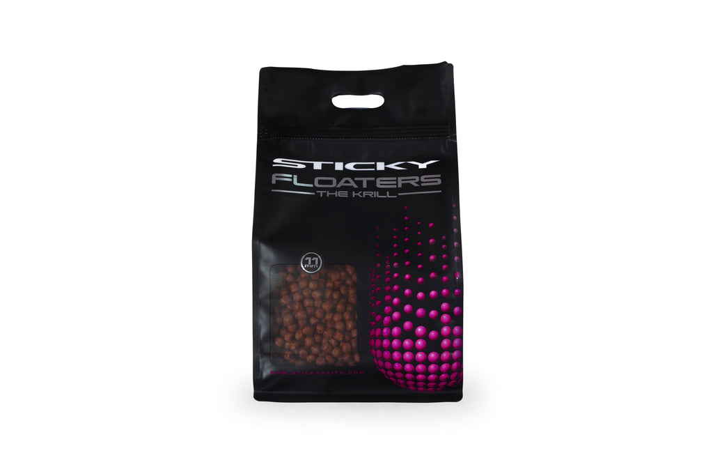 STICKY BAITS STICKY BAITS Floaters - The Krill 3kg Bag - Parkfield Angling Centre