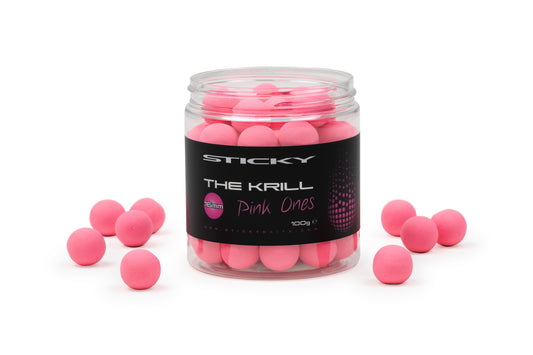STICKY BAITS STICKY BAITS The Krill Pink Ones 100g Pot  - Parkfield Angling Centre