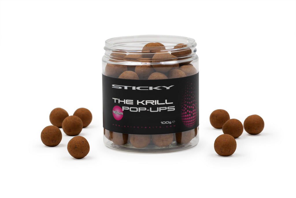 STICKY BAITS STICKY BAITS The Krill Pop-Ups 100g Pot - Parkfield Angling Centre