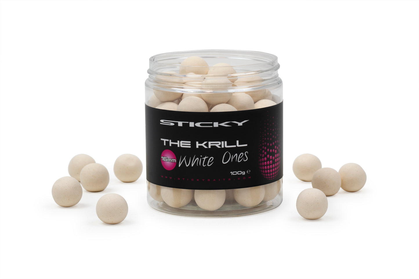 STICKY BAITS STICKY BAITS The Krill White Ones 100g Pot - Parkfield Angling Centre