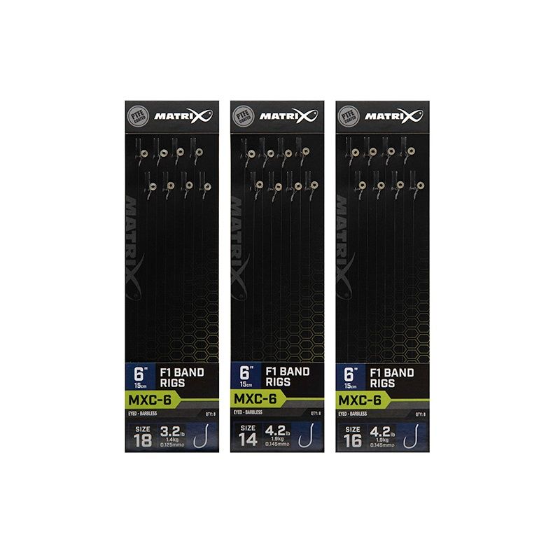 MATRIX MATRIX MXC-6 F1 Band Rigs - Parkfield Angling Centre