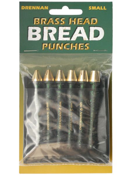 DRENNAN DRENNAN Brass Head BreadPunches (pk 6)  - Parkfield Angling Centre