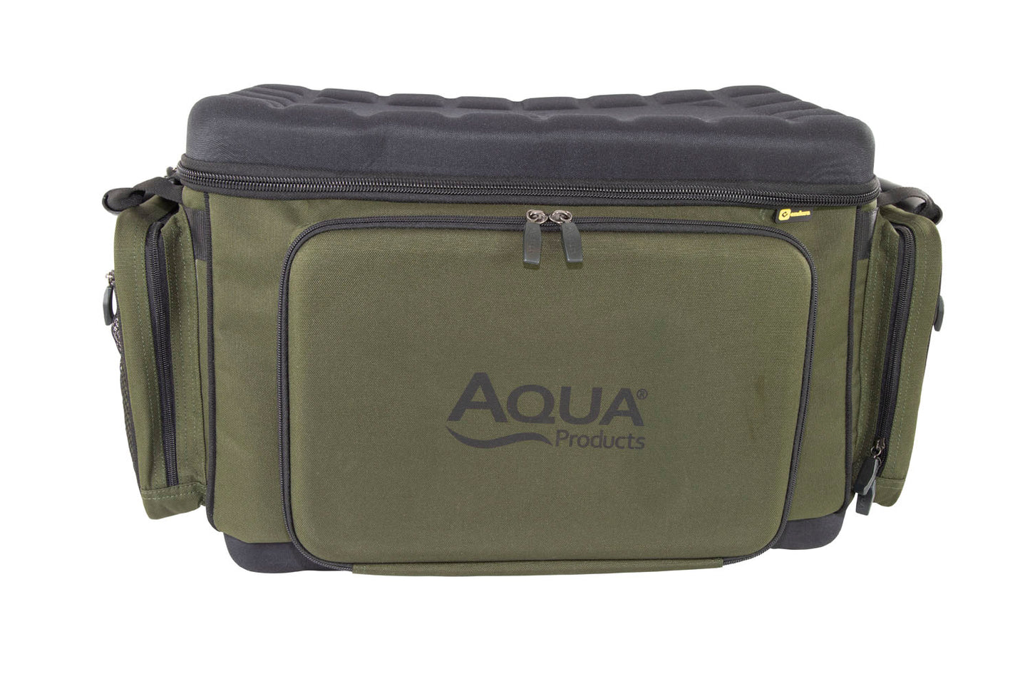 AQUA AQUA Front Barrow Bag Black Series - Parkfield Angling Centre