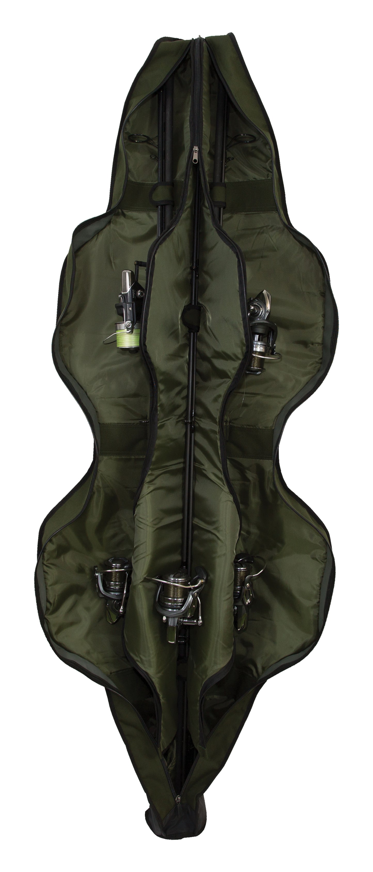 AQUA AQUA Compact Tristar 5 Rod 12 Foot Black Series - Parkfield Angling Centre