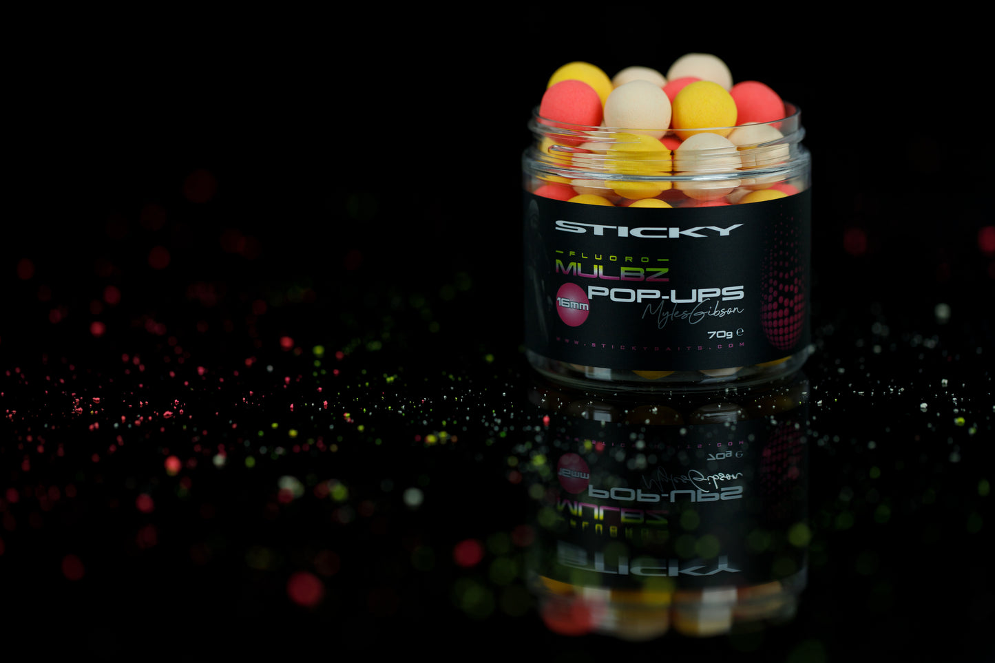 STICKY BAITS STICKY BAITS Mulbz Pop-Ups Fluoro 70g Pot - Parkfield Angling Centre