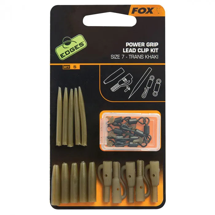 FOX FOX Edges Power Grip Lead Clip Ki - Parkfield Angling Centre