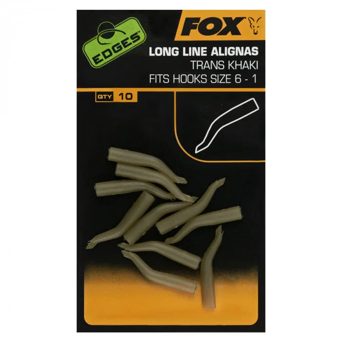 FOX FOX Edges Line Aligna All Types FOX Edges Line Aligna Long sizes 6-1 x 10pcs - Parkfield Angling Centre