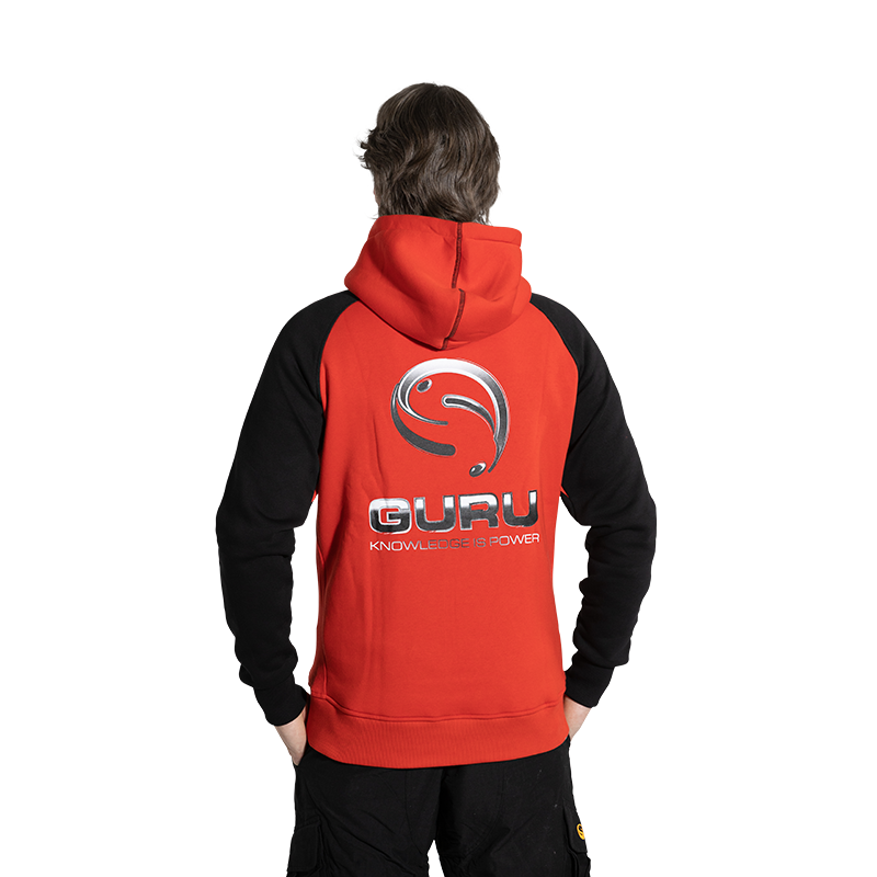 GURU GURU Hoodie Black and Navy - Parkfield Angling Centre