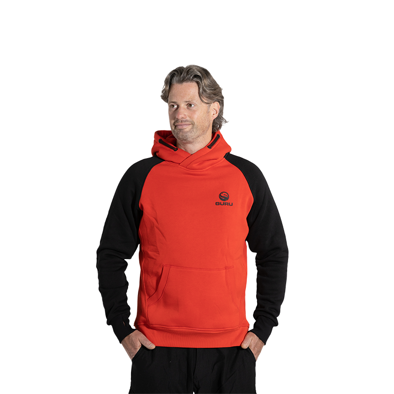 GURU GURU Hoodie Black and Navy - Parkfield Angling Centre