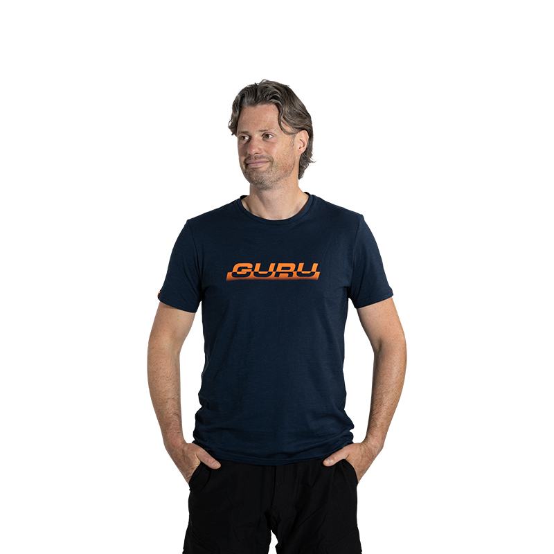 GURU GURU Intersect Tee Navy - Parkfield Angling Centre