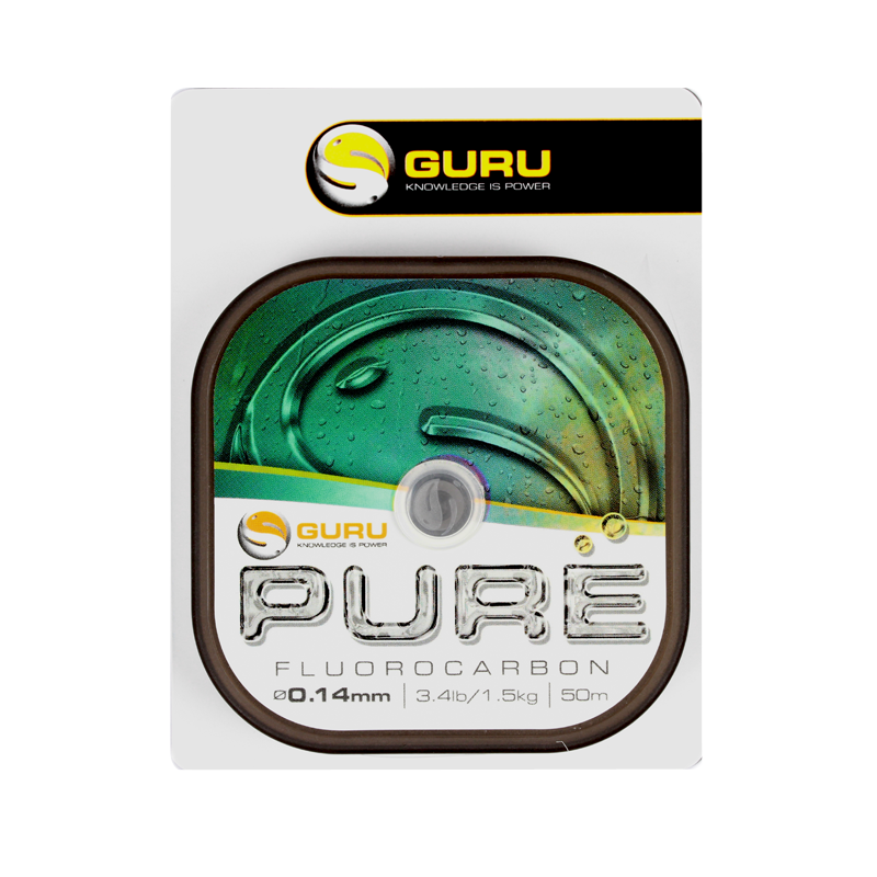 GURU GURU PURE Fluorocarbon Hooklength Material - Parkfield Angling Centre