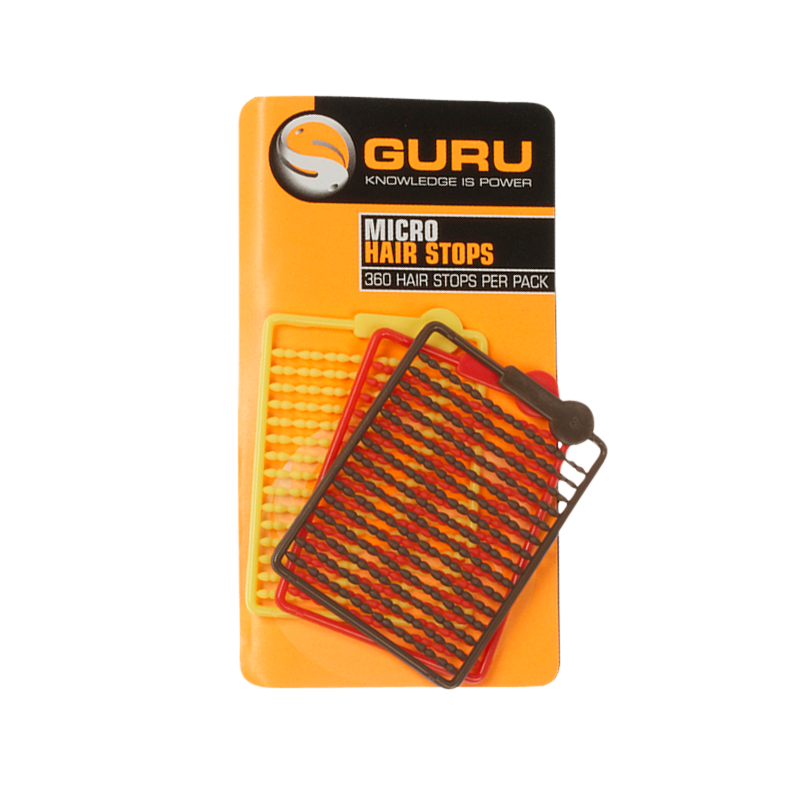 GURU GURU Micro Hair Stops - Red Brown Yellow - Parkfield Angling Centre