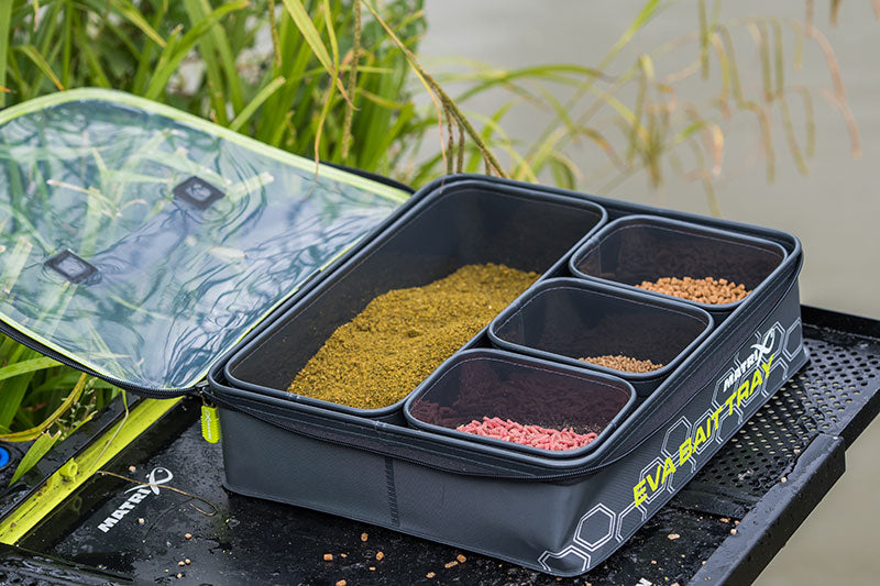 MATRIX MATRIX XL EVA Bait Tray (inc 6 tubs) - Parkfield Angling Centre