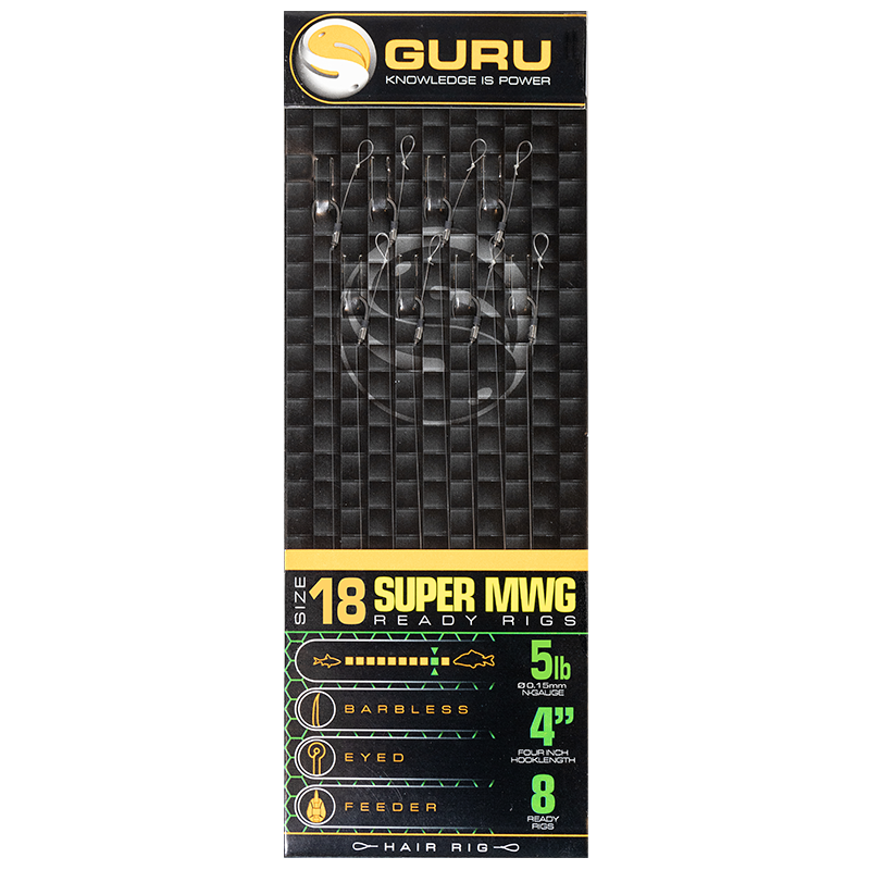 GURU GURU SMWG Standard Hair Rigs - Parkfield Angling Centre