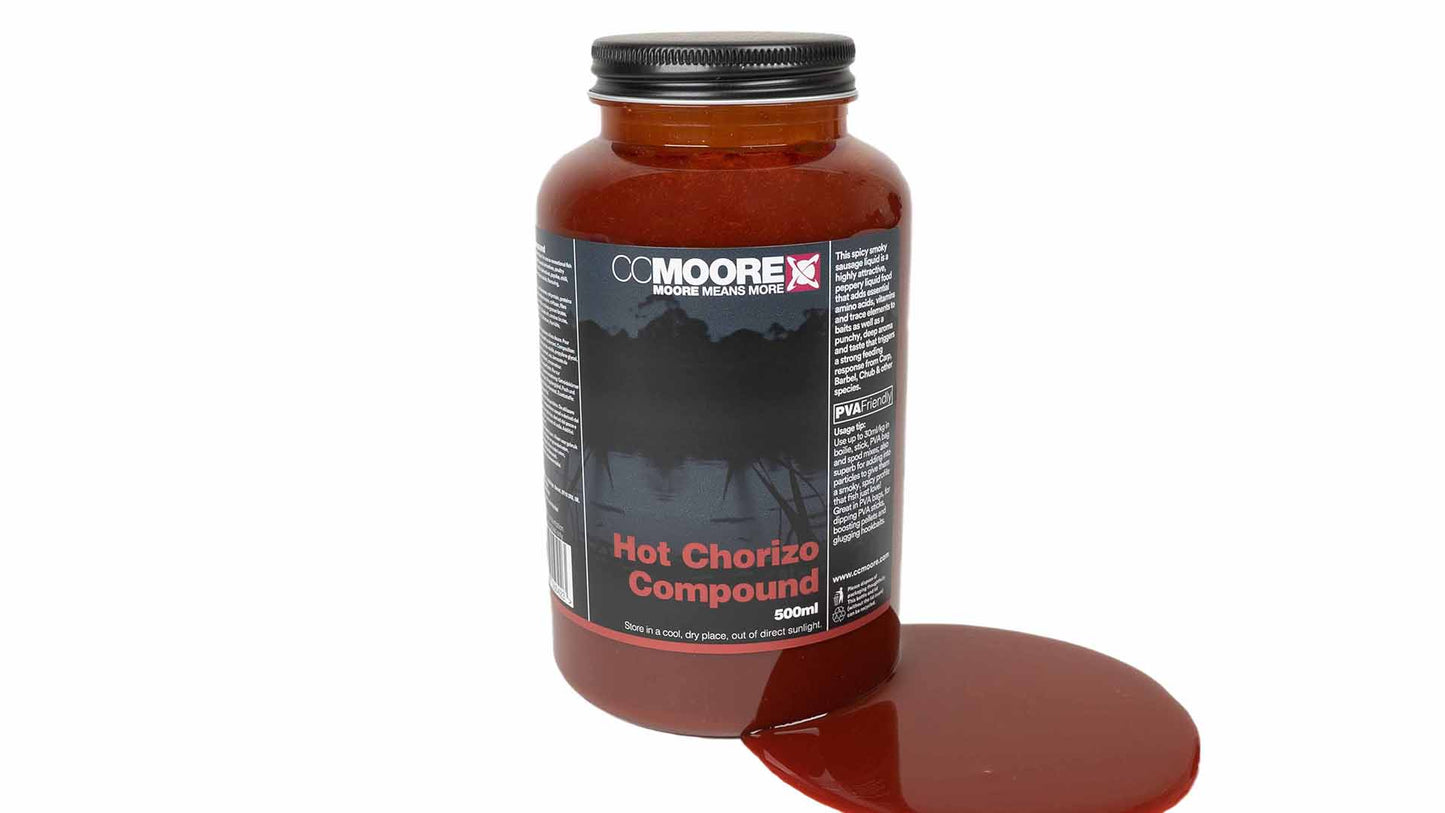 CC MOORE CC MOORE Hot Chorizo Compound 500ml - Parkfield Angling Centre