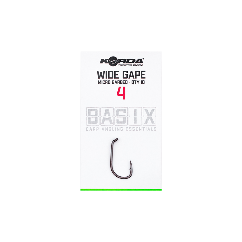 KORDA KORDA Basix Wide Gape Hooks - Parkfield Angling Centre