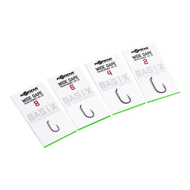 KORDA KORDA Basix Wide Gape Hooks - Parkfield Angling Centre