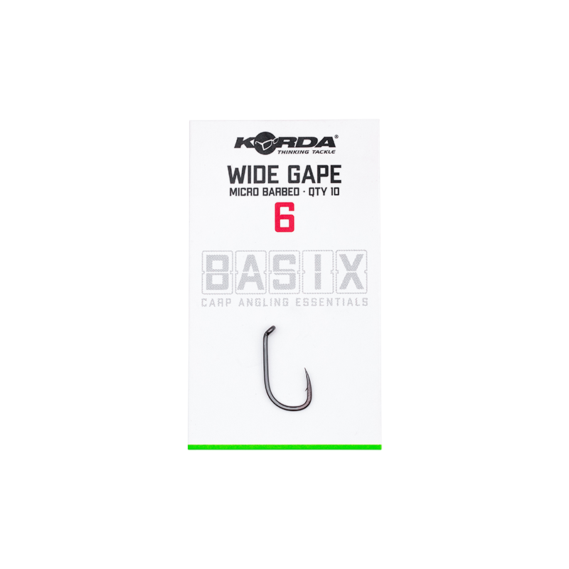 KORDA KORDA Basix Wide Gape Hooks - Parkfield Angling Centre