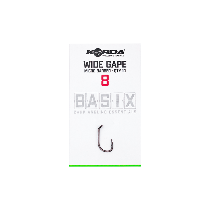 KORDA KORDA Basix Wide Gape Hooks - Parkfield Angling Centre