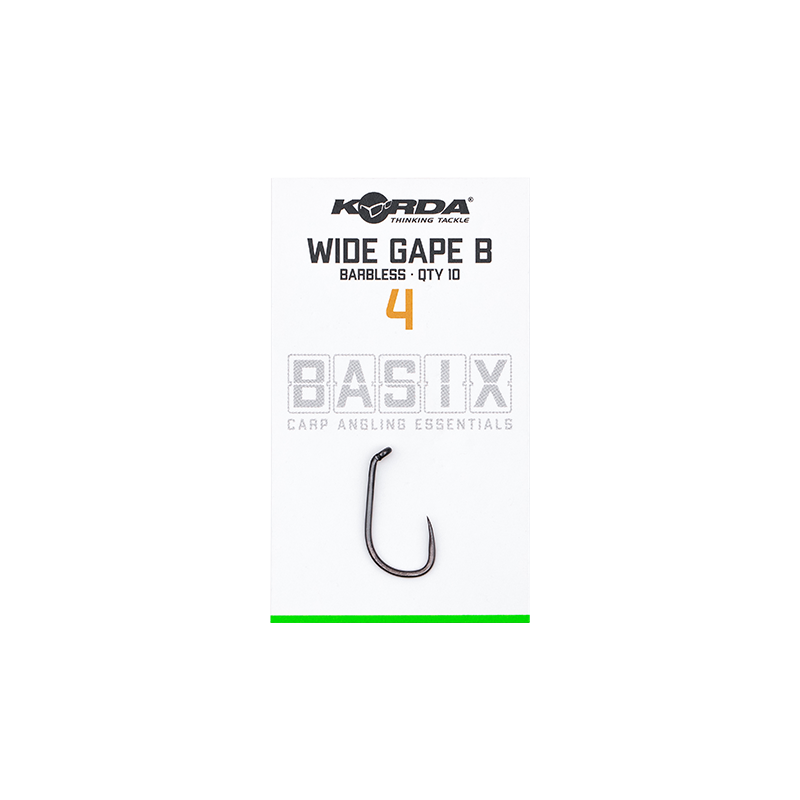KORDA KORDA Basix Wide Gape Hooks - Parkfield Angling Centre