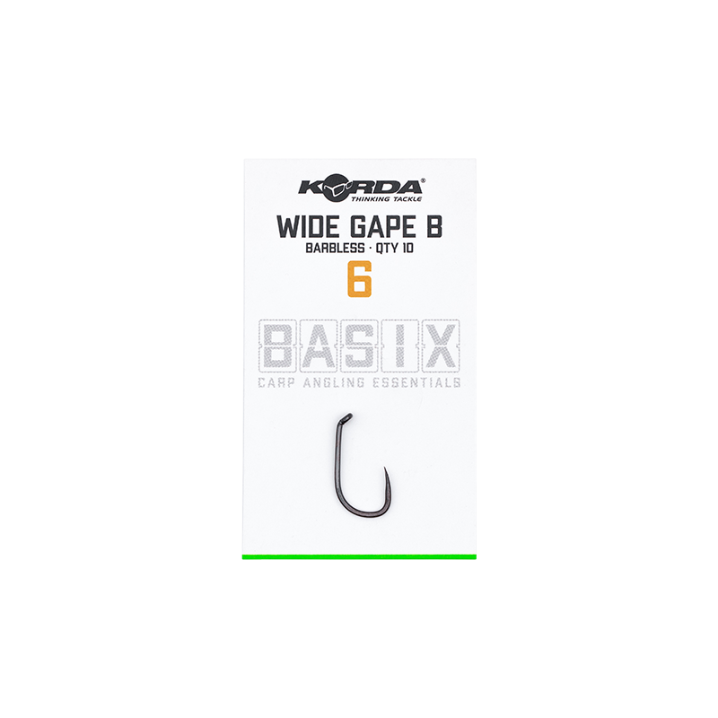KORDA KORDA Basix Wide Gape Hooks - Parkfield Angling Centre