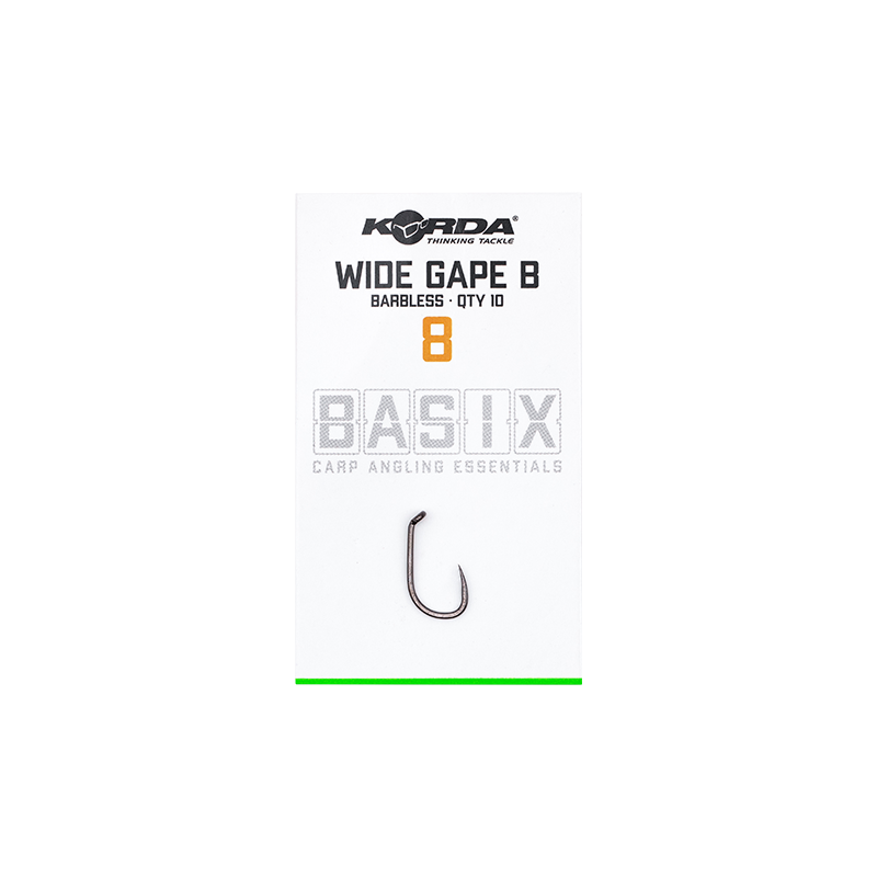 KORDA KORDA Basix Wide Gape Hooks - Parkfield Angling Centre