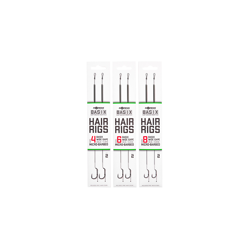 KORDA KORDA Basix Hair Rigs - Parkfield Angling Centre