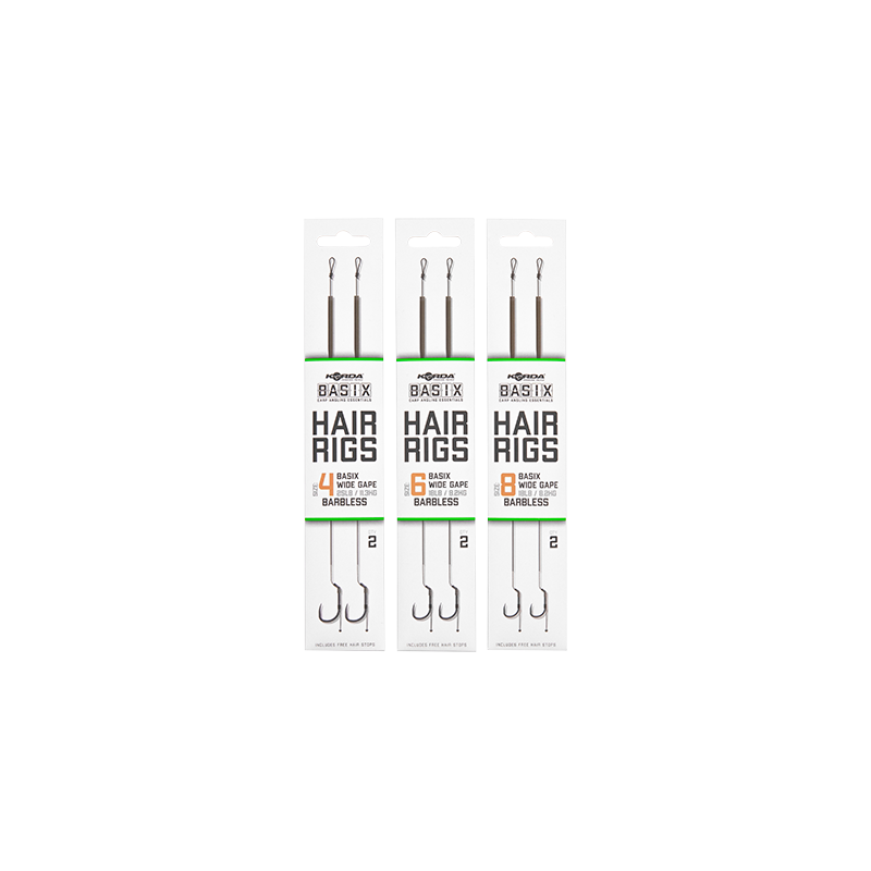 KORDA KORDA Basix Hair Rigs - Parkfield Angling Centre