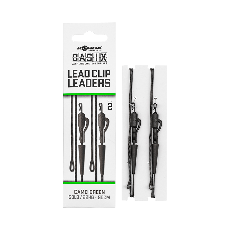 KORDA KORDA Basix Lead Clip Leaders - Parkfield Angling Centre