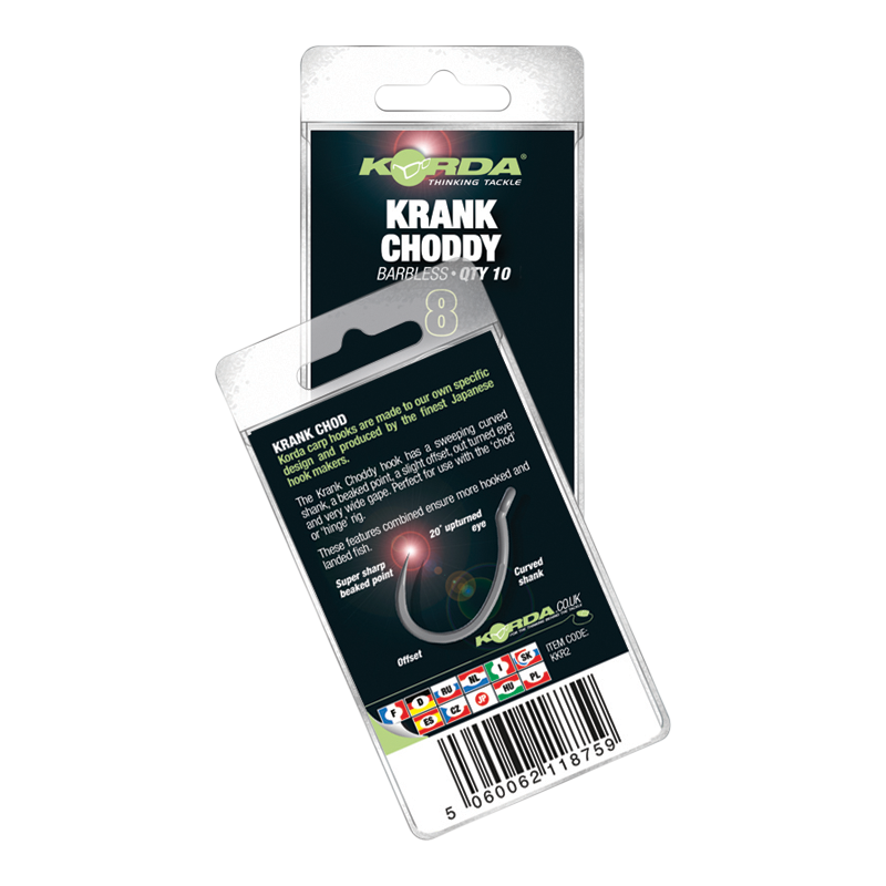 KORDA KORDA Krank and Krank Choddy Hooks - Parkfield Angling Centre