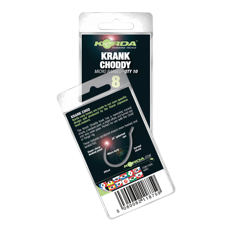 KORDA KORDA Krank and Krank Choddy Hooks - Parkfield Angling Centre