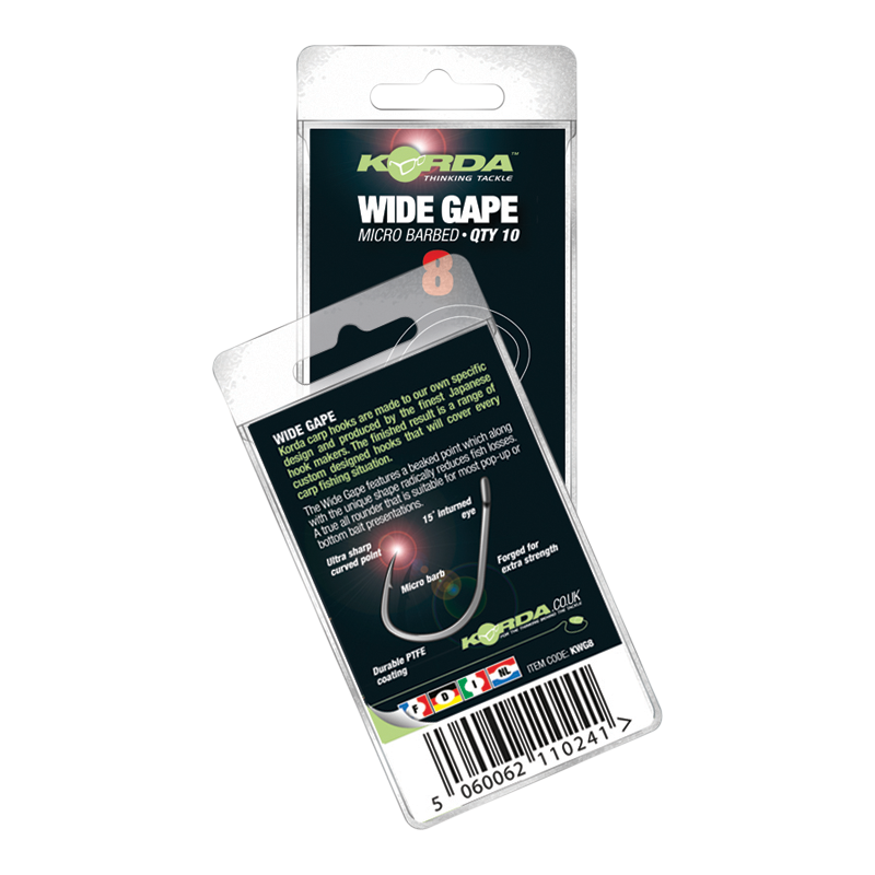 KORDA KORDA Wide Gape Hooks - Parkfield Angling Centre