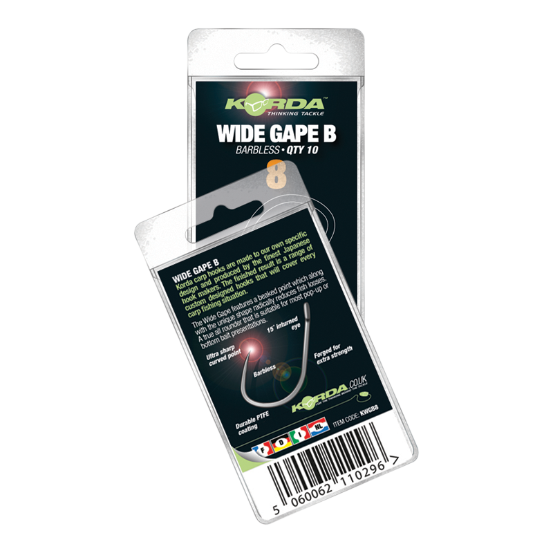 KORDA KORDA Wide Gape Hooks - Parkfield Angling Centre