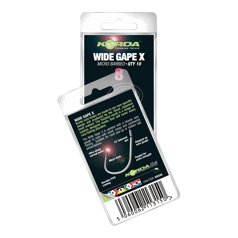 KORDA KORDA Wide Gape Hooks - Parkfield Angling Centre