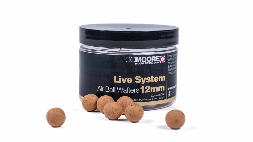 CC MOORE CC MOORE Live System Air Ball Wafters CC MOORE Live System Air Ball Wafters 12mm 1 pot - Parkfield Angling Centre