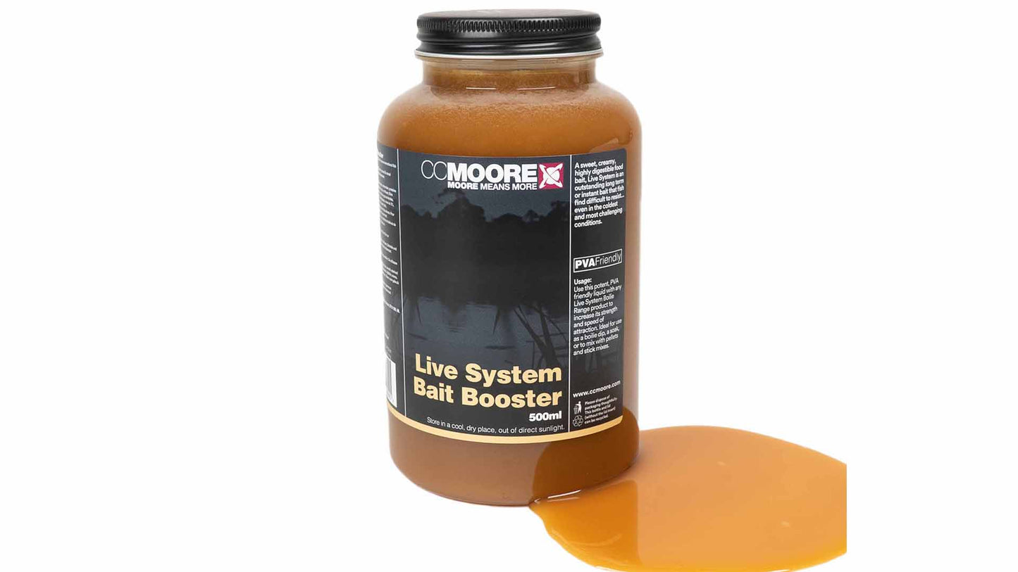CC MOORE CC MOORE Live System Bait Booster 500ml - Parkfield Angling Centre