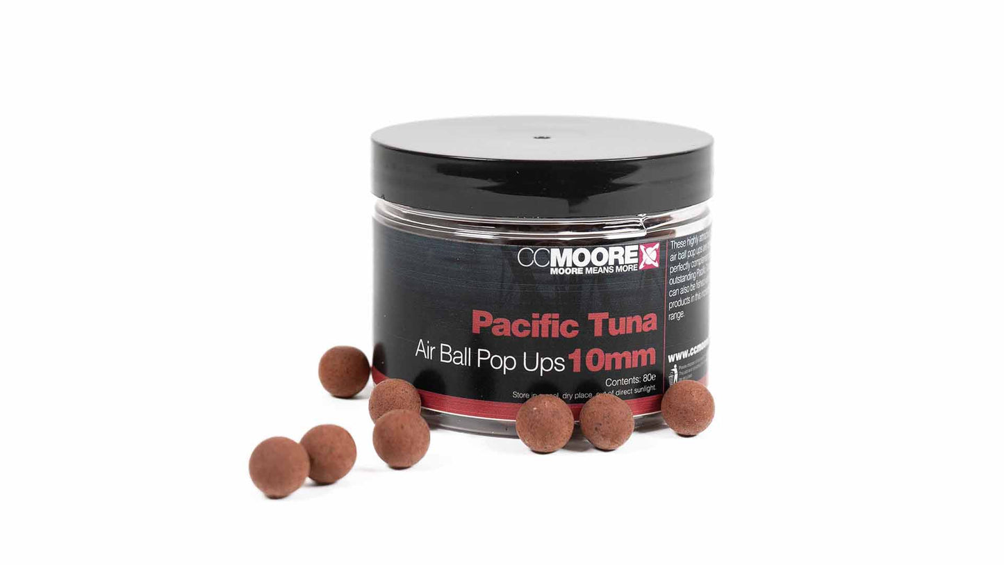 CC MOORE CC MOORE Pacific Tuna Pop Ups CC MOORE Pacific Tuna Air Ball Pop Ups 10mm 1 pot - Parkfield Angling Centre