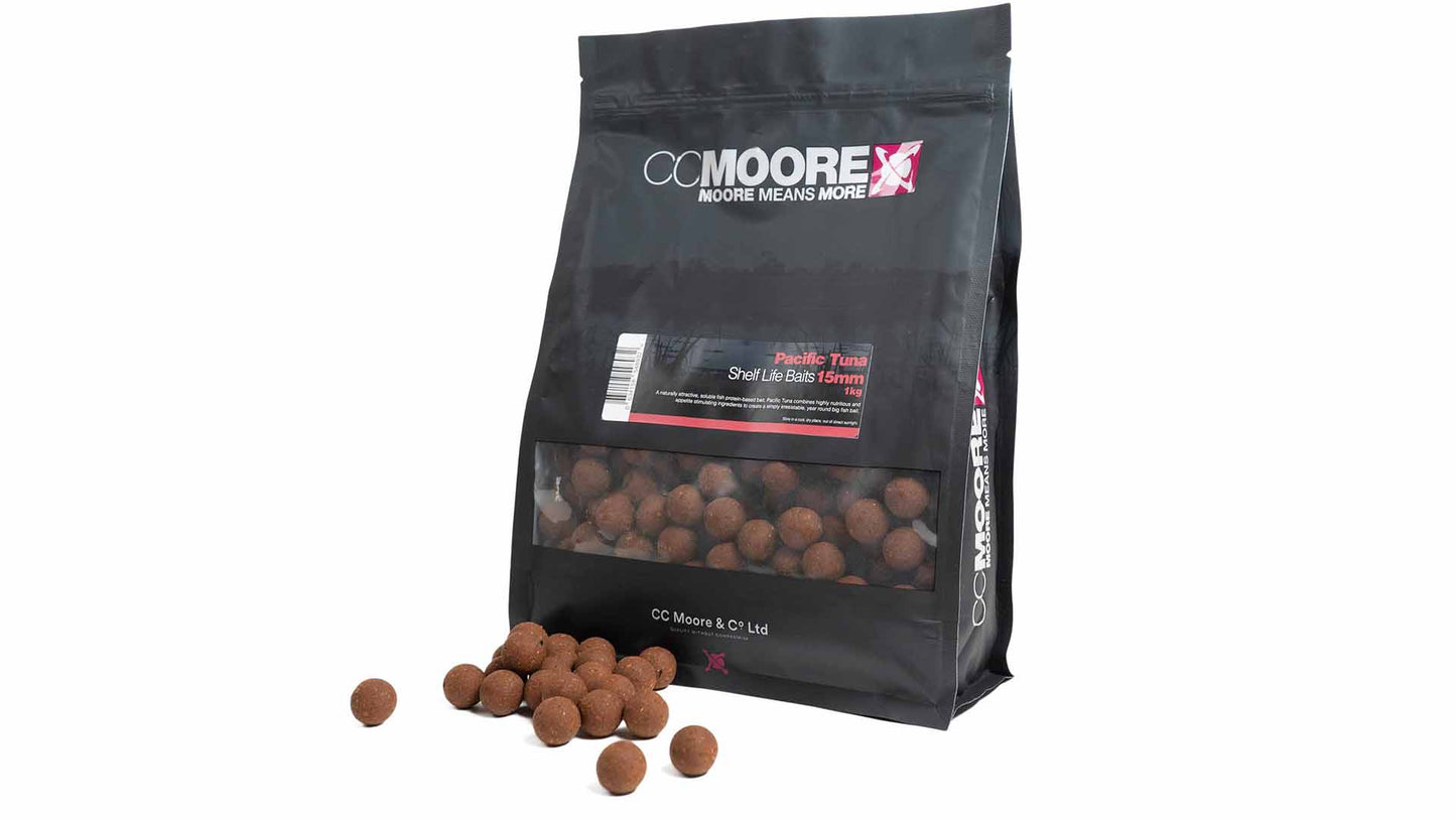 CC MOORE CC MOORE Pacific Tuna Shelf Life CC MOORE Pacific Tuna Shelf Life 15mm 1kg - Parkfield Angling Centre