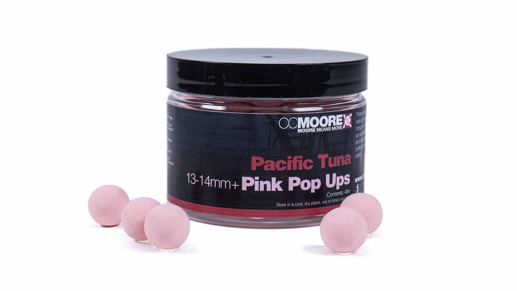CC MOORE CC MOORE Pacific Tuna Pop Ups CC MOORE Pacific Tuna Pink Pop Ups 13-14mm 1 pot - Parkfield Angling Centre