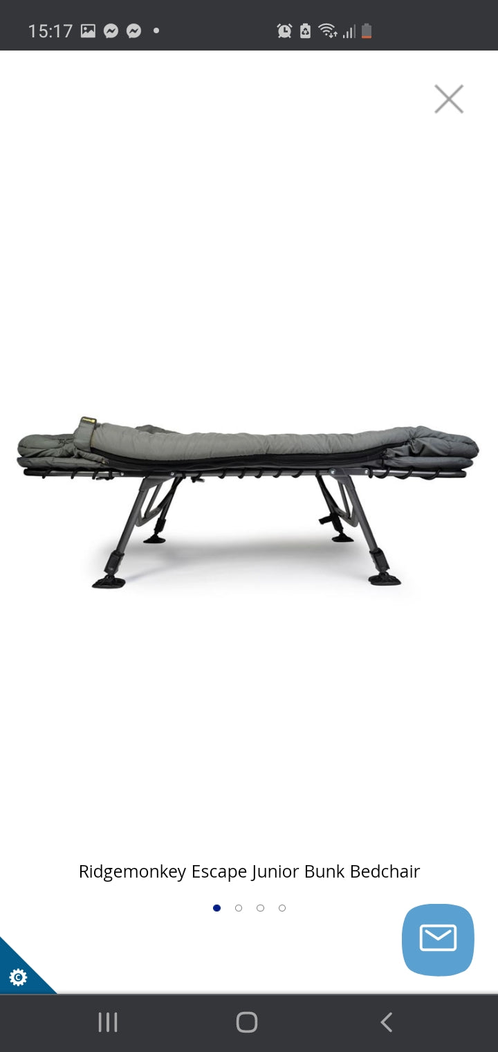 RIDGEMONKEY RIDGEMONKEY Junior Bunk Sleep System - Parkfield Angling Centre