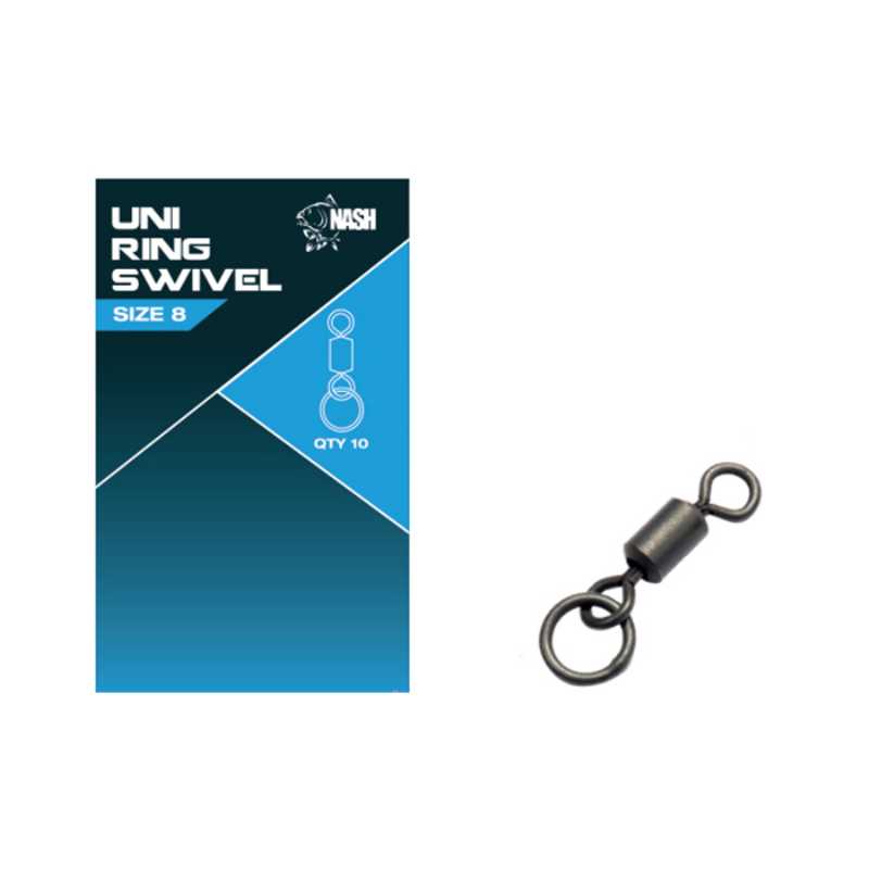 NASH NASH Ring Swivel Size 8 - Parkfield Angling Centre