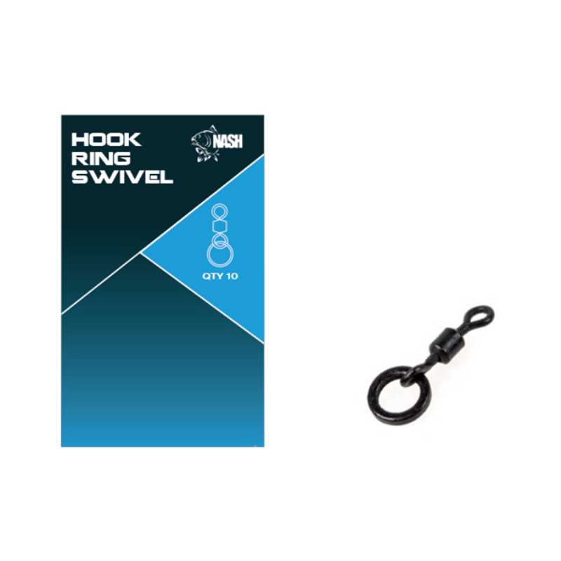 NASH NASH Hook Ring Swivel - Parkfield Angling Centre